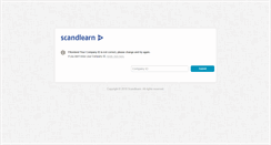 Desktop Screenshot of login.scandlearn.com